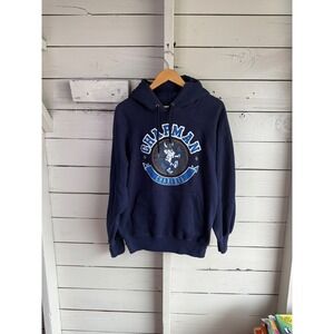 Vintage Ultra Sweats Chapman Chargers Hoodie Navy Blue Raglan Sweatshirt Large
